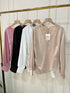 High Quality Lacey V-Neck Korean Tops